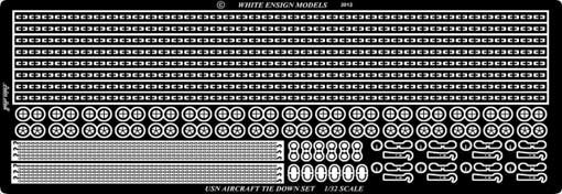 White Ensign Models PE 3201 CARRIER DECK TIE-DOWNS 1/32
