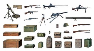 Italeri 00407 Аксессуары Asseccories 1/35