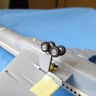 Metallic Details MD14446 Boeing 757-300 wheels, tyres and etched detail parts etc 1/144