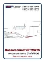 AML AMLA32020 Messerschmitt Bf 109 F/G resin set 1/32