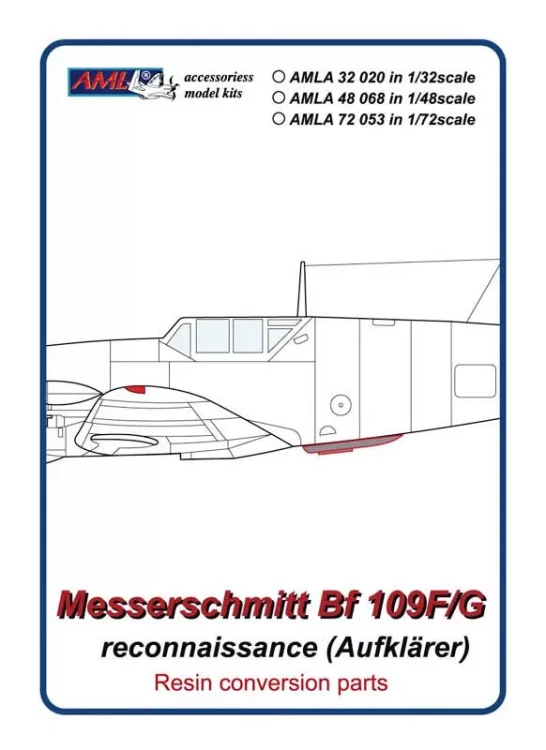 AML AMLA32020 Messerschmitt Bf 109 F/G resin set 1/32