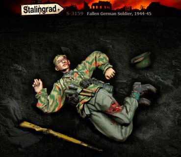Stalingrad 3159 Убитый немецкий солдат, 1944-45 1:35