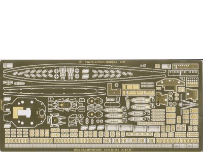 White Ensign Models PE 35155 HMS DREADNOUGHT WW1 Battleship 1/350