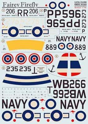 Print Scale 72-086 Feriey Firefly 1/72