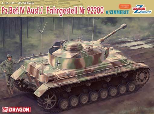 Dragon 6823 Pz.Bef.Wg.IV Ausf.J Fahrgestell Nr 92200 с циммеритом 1/35