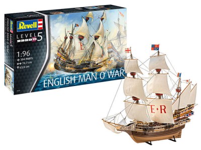 Revell 05429 Английский корабль Man O'War 1/96