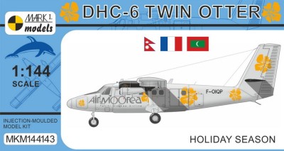 Mark 1 Model MKM-144143 DHC-6 Twin Otter, Holiday Season 1/144