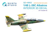 Quinta studio QD+48602 L-39C (Trumpeter) (с 3D-печатными деталями) 1/48