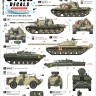 Star Decals 72-A1192 Iranian Tanks and AFVs # 2 Iran Revolutionary Guard - IRGC ZSU-23-4M Shilka, T-55, Type 59 MBT, T-72M, BMP-1, BRDM-2 1/72