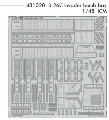Eduard 481028 SET B-26C Invader bomb bay (ICM)