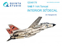 Quinta studio QD48178 F-14A (для модели Hasegawa) 1/48