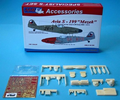 AML AMLA48038 Avia S-199 detail set&amp;Декали (ACA/HBC) Pt II. 1/48