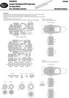 New Ware NWA-M0740 1/48 Mask P-38H Lightning EXPERT (TAM 25199)