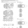 New Ware NWA-M0740 1/48 Mask P-38H Lightning EXPERT (TAM 25199)