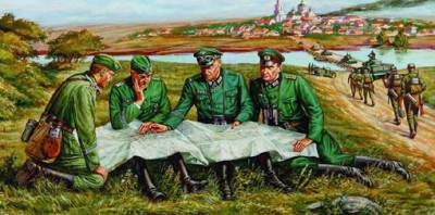 Hobby Boss 84414 Немецкие офицеры Last Consultation 1/35