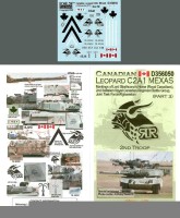 Echelon FD D356050 Canadian Leopard MBT C2A1 MEXAS markings (Pt3) 1/35