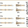 Eduard 49081 Seatbelts Luftwaffe WWII fighters SUPER FABRIC 1/48