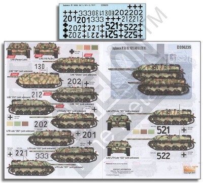 Echelon FD D356235 Jagdpanzer IV Sd.Kfz.162 L/48 &amp; L/70 (V) 1/35