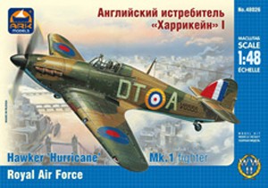 ARK 48026 Английский истребитель &quot;Харрикейн&quot; I 1/48