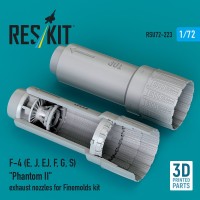 Reskit U72223 F-4 E,J,EJ,F,G,S Phantom II exh.nozz.(FINEM) 1/72