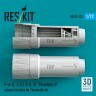 Reskit U72223 F-4 E,J,EJ,F,G,S Phantom II exh.nozz.(FINEM) 1/72