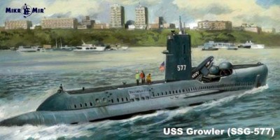MikroMir 350-038 Ракетная подводная лодка USS Growler (SSG-577) 1/350