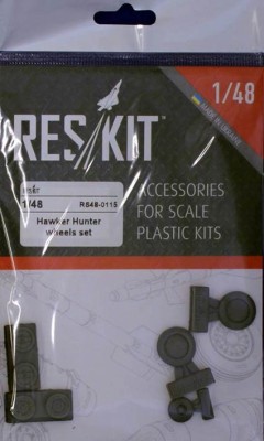 Reskit RS48-0115 Hawker Hunter wheels set (ACAD,ITA,AIRF) 1/48