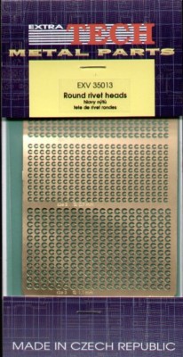 Extratexh EXTEV3513 Set Round rivet heads 1:35