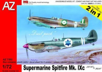 AZ Model 73093 Superm. Spitfire Mk.IXc DUEL PACK (2-in-1) HQ 1/72