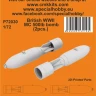 CMK P72030 British WWII MC 500lb. bomb, 2 pcs. (3D-Pr.) 1/72
