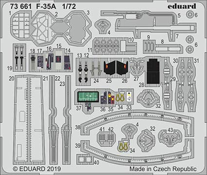 Eduard 73661 SET F-35A (HASEGAWA)