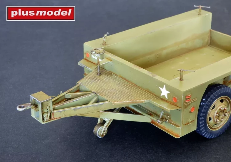 Plus model 510 US trailer M7 tandem axle 1/35