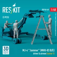 Reskit F48060 MJ-4 'Jammer' (MHU-83 B/E) driver&airmen sc.1 1/48