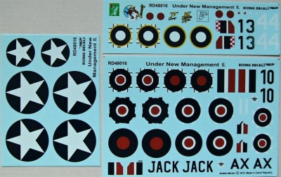 Rising Decals 48016 Under New Management Part II. (4x camo) 1/48