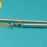 Aber 35 L-264 Krupp 12.8cm PaK-44 gun barrel with muzzle brake (designed to be used with Great Wall Hobby kits) 1/35