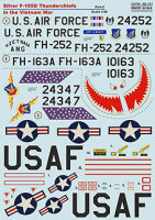 Print Scale 48-151 Silver F-105D Thuderchiefs Pt.2 (wet decals) 1/48