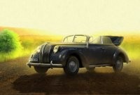 ICM 35471 Opel Admiral Cabriolet, немецкий автомобиль, 1/35
