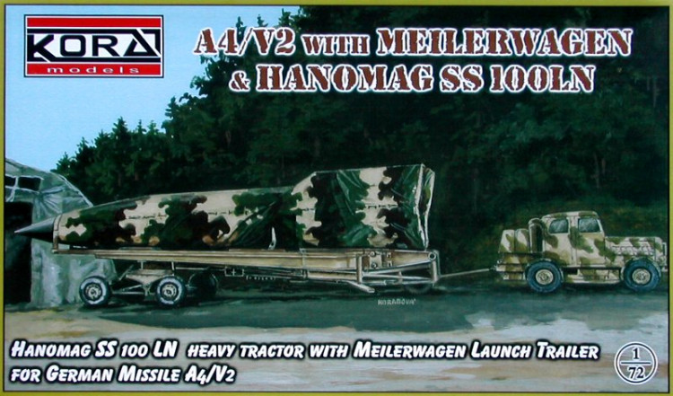 Kora Model A7230 A4/V2 with Meilerwagen & Hanomag SS 100LN 1/72