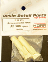 Kora Model D72135 German container bombs AB 500 (2 pcs.) 1/72