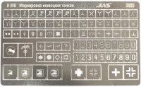 Jas 3803 Трафарет Опознавательные знаки армии Германской техники, 2 МВ