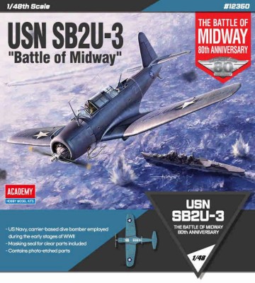 Academy 12350 USN SB2U-3 The Battle of Midway 80th Anniversary 1/48