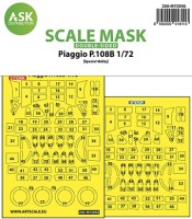 Art Scale 200-M72056 Piaggio P.108B double-sided painting express mask 1/72