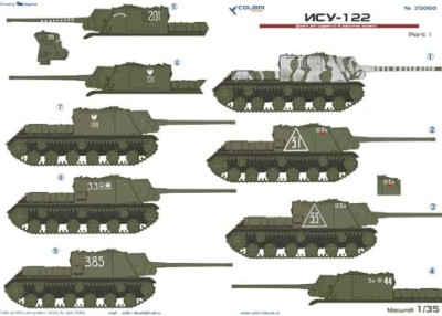 Colibri decals 35060 ISU-122 Part 1 1:35