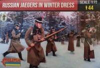 Strelets STR28972 Russian Jaegers in Winter Dress Napoleonic era 1/72