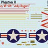 Print Scale 48293 McDonnell F-4B Phantom II. US NAVY VF-84 'Jolly Rogers'. Part 2Legendary Unit 'Jolly Rogers' 1/48
