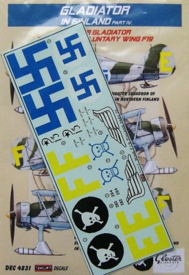 Kora Model DEC4831 Gl. Gladiator in Finland (Part IV.) декали 1/48
