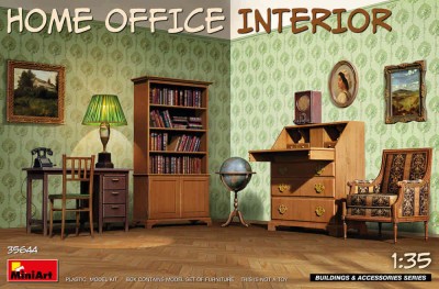 Miniart 35644 Home Office Interior 1/35