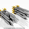Armory ARACA7273 S-3K unguided missiles with APU-14U rack for any Sukhoi Su-27/17 models 1/72