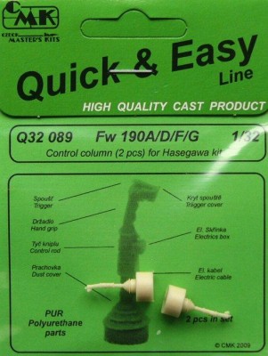 CMK Q32089 Fw 190 A/ D/F/ G control column for HAS kit 1/32