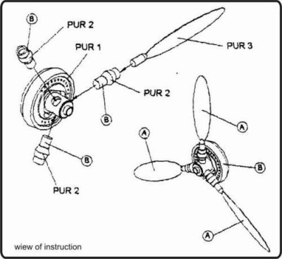 CMK 4051 VDM for Bf-109E - German propeller WW II 1/48